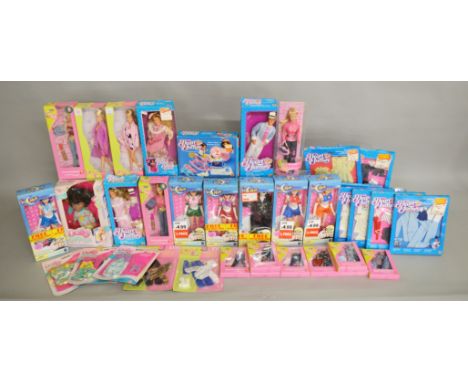 A mixed lot of dolls and accessories which includes; The Heart Family by Mattel, Sailor Moon, Charlie and Cate by Chad Valley