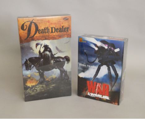 Ex Shop stock - 2 model kits, which includes; War Of the Worlds Alien Tripod and Death Dealer (2).