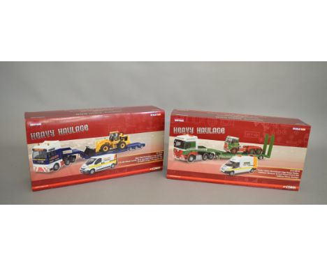 2 boxed Limited edition 1:50 scale diecast lorries by Corgi, all part of the Heavy Haulage series, this includes; CC13427 and