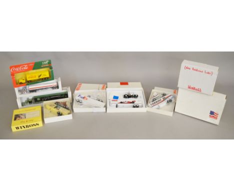 5 boxed Winross diecast truck models including a limited edition 'York Paper Box Co.' 100th Anniversary model together with a
