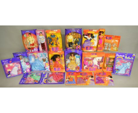 A mixed lot of Disney dolls and clothing / accessory packs by Mattel, which includes; The Hunchback Of Notre Dame, Cinderella