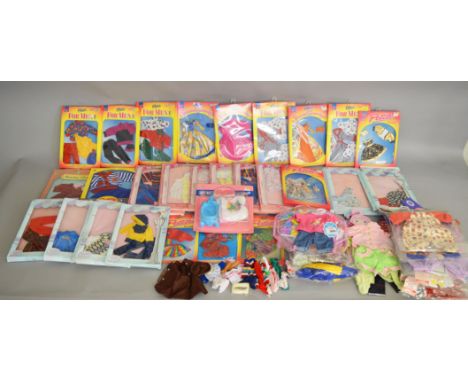 A mixed lot of dolls clothing, which includes; Daisy's Wardrobe by Chad Valley Pretty Place, Daypa Boutique, Mini Chicco etc.