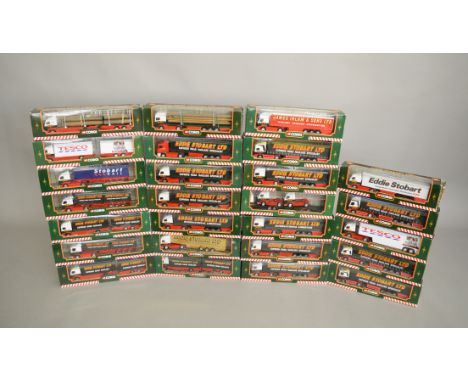 26 boxed Corgi 'Eddie Stobart' diecast truck models in 1:64 scale. Overall models appear G+/VG although some come in incorrec