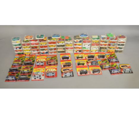 71 boxed and 24 carded Majorette miniature diecast models including a number of VW based models - #226 Fourgon VW Tole 'Cafe 