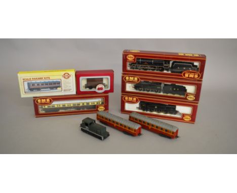 OO Gauge. 3 boxed Airfix GMR locomotives, 54120 LMS Royal Scots 4-6-0 with Tender '6103', LMS black 0-6-0 with Tender '4454' 