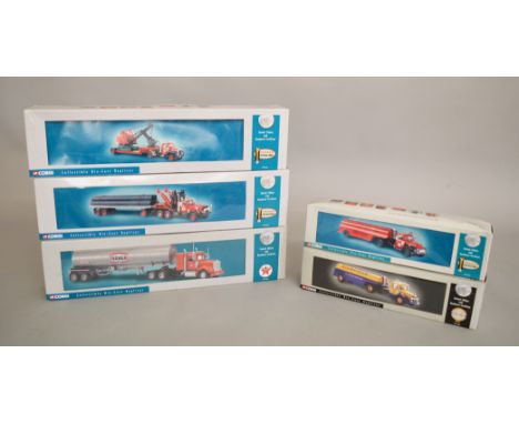 5 boxed Corgi 1:50 scale US Trucks, which includes; 53503, 55610, US55703, 56204 and 51001(5).