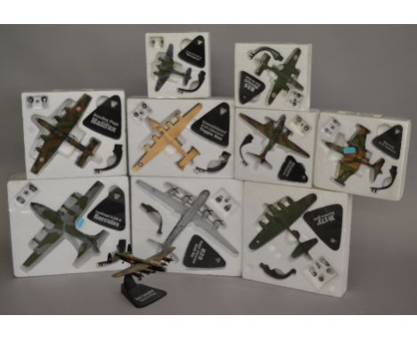 11 boxed Atlas Editions, mostly 1:144 scale, diecast aircraft models from their 'Military Giants of the Sky' series, includin