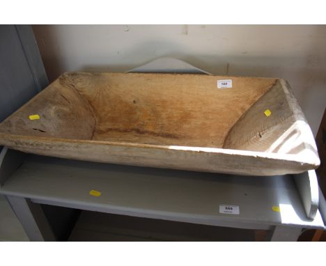 A wooden bread trough 