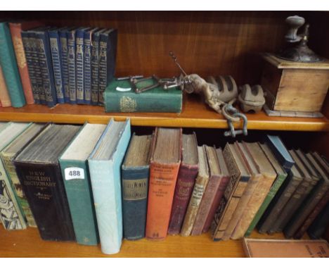 Books , coffee grinder pulleys etc