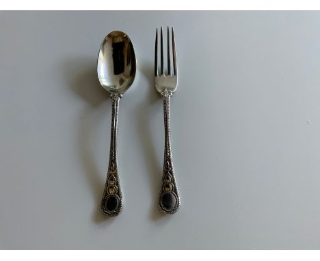 Silver Spoon and Fork 