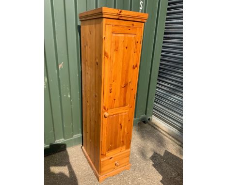 Pine Single Wardrobe - W41cm x D56cm x H178cm 