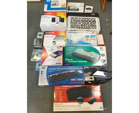 Boxed Electricals - Keyboards, Camera, DVD RW Etc 