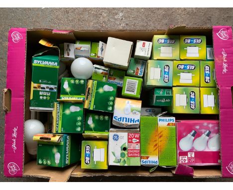 Box of Energy Saving Light Bulbs 