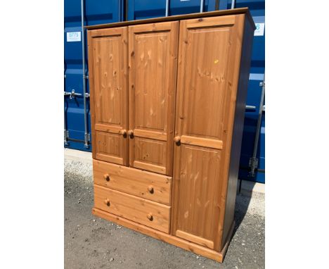 Pine Wardrobe - W135cm x H180cm 