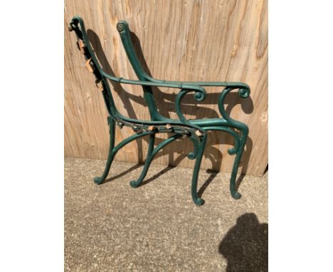 Pair of Metal Bench Ends 
