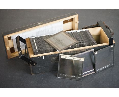 Magic Lantern Slides - approximately 76 slides relating to The Royal Navy and other Warships at War during World War I, mainl