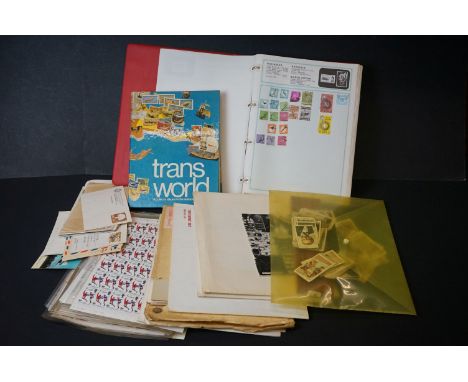 Selection of GB, Commonwealth and World stamps, in albums and loose, together with  various USA Commemorative Mint Sets, a gr