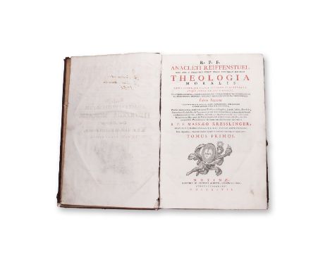 REIFFENSTUEL, ANAKLET (1642-1703): THEOLOGIA MORALIS I. | 1747 | PUBLISHER: Mutinae, Sumptibus Jo. Baptistae Albritii, Hierny