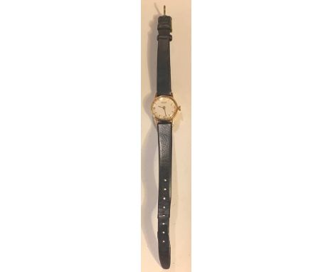 9ct GOLD TISSOT WATCH, 01163, LENGTH APPROX 20cm, TOTAL WEIGHT APPROX 12.3g

IN WORKING ORDER 
