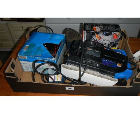 A box of power tools (sold as seen), (collect only)
