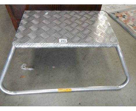 A Milenco aluminium caravan step. (collect only)