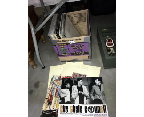 A good box of LP records including The Smiths, Springstein, Status Quo, The Who, Thin Lizzy &amp; The rolling Stones etc.