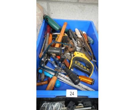 A box of tools etc., (collect only)