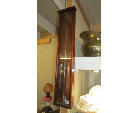 A Victorian mahogany cased barometer, (Collect only)