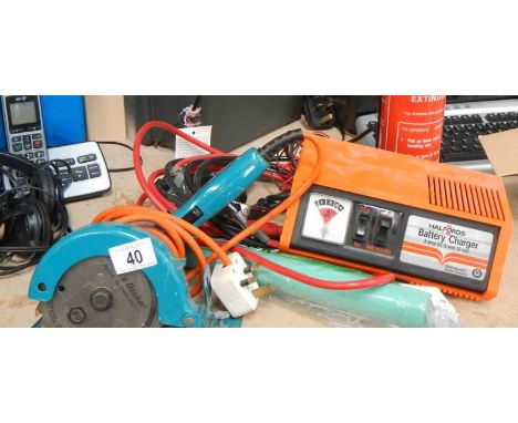 A quantity of tools including battery charger etc., (collect only)