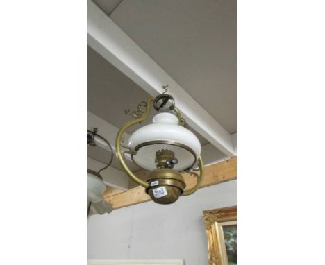 A ceiling oil light. (collect only)