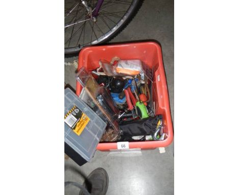 A red box full of tools. (collect only)