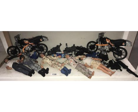 A quantity of Action Man Doll's etc.