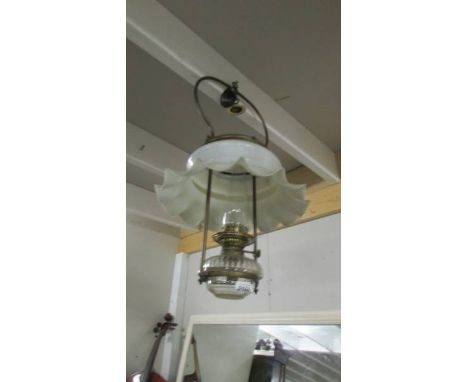 A hanging oil lamp. (collect only)