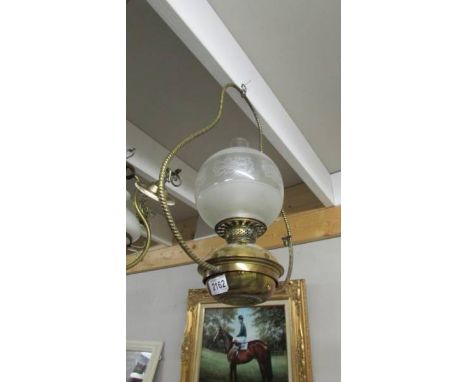 A hanging oil lamp. (collect only)