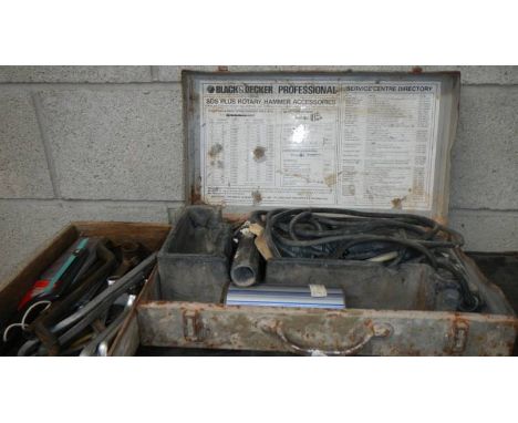 A Black and Decker professional rotary hammer drill. (collect only)