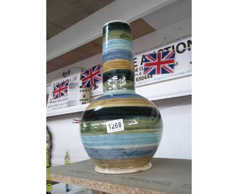 A contemporary ceramic vase&nbsp; 40 cm.