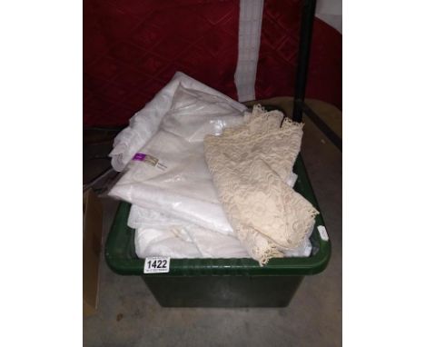 A box of good net curtains.