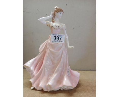 A Coalport porcelain figure, 'with this ring'.
