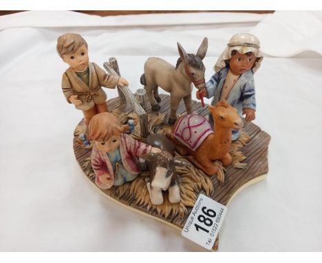 M J Hummel 'Come let us adore him' nativity scene