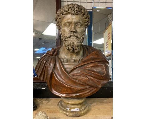 VERY LARGE EMPEROR ORALIS BUST - 18TH/ 19TH CENTURY 86CMS APPROX