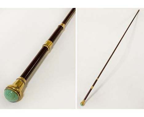 TURQUOISE TOPPED WALKING STICK