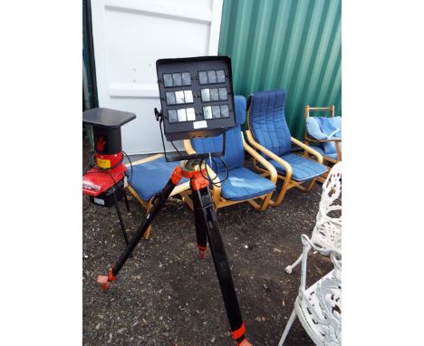 A Chauvet light and tri-pod
