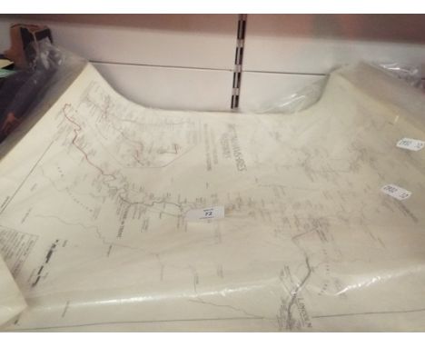 A selection of vintage River Canal & Waterways navigation maps 