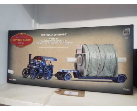 A boxed limited edition Corgi 'Vintage Glory' John Fowler & Co, Fowler B6 road locomotive and talisman low loader and cylinde