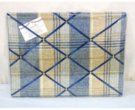 TWEED NOTICE BOARD BY DAISY BELLE DESIGNS30.5cm x 40.5cm Note: Daisy Belle Designs is owned and run by designer maker K J Bel