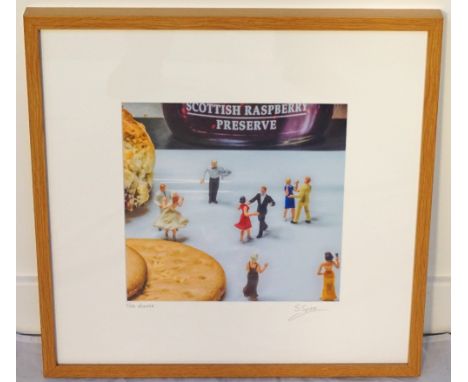 'TEA DANCE' BY STEVIE SPIERSsigned photographic print, in light oak frame, signed and titled to the mount, image size 30cm x 