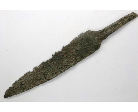 Sold at Auction: 9 IRON AGE VIKING DAGGER AND KNIFE BLADE LOT