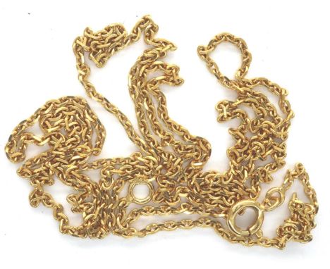 14ct gold chain, L: 60 cm, 4.5g. P&amp;P Group 1 (£14+VAT for the first lot and £1+VAT for subsequent lots) 