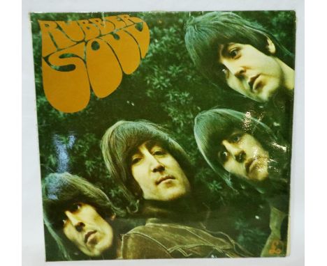 The Beatles Rubber Soul Yellow parlophone record, 33 1/3 RPM. P&amp;P Group 1 (£14+VAT for the first lot and £1+VAT for subse