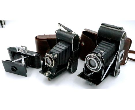 Kodak Jiffy VP Ensign Selfix 420 camera plus Agfa folding cameras. P&amp;P Group 2 (£18+VAT for the first lot and £3+VAT for 